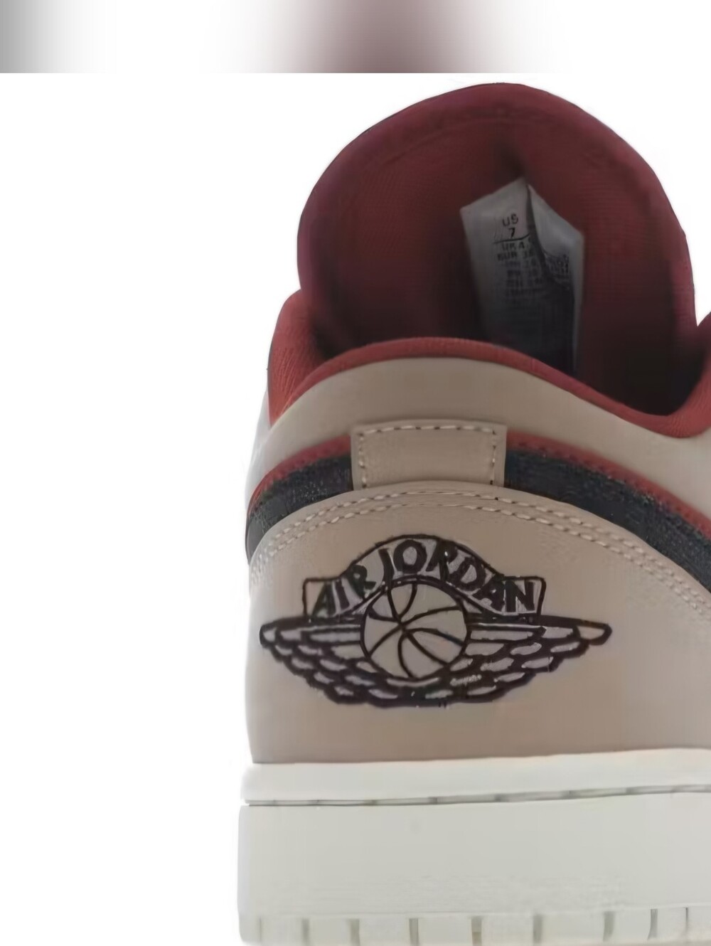 Nike Air Jordan 1 Low - Rust Red, Taupe & Black - Picture 2 of 14